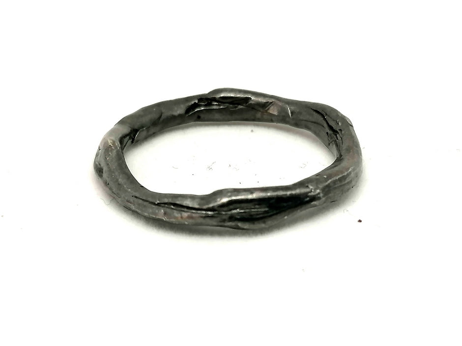 Mens Silver Ring Oxide | Castello Jewels