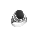 Men's ring, 925 silver, Meandros | Castello Jewels