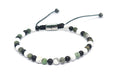 Hand Made Bracelet Howlite, Africa Turquoise, Onyx Mat Stone 4mm | Castello Jewels