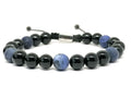 Hand Made Bracelet, Onyx Polish, Sodalite 8mm stone | Castello Jewels