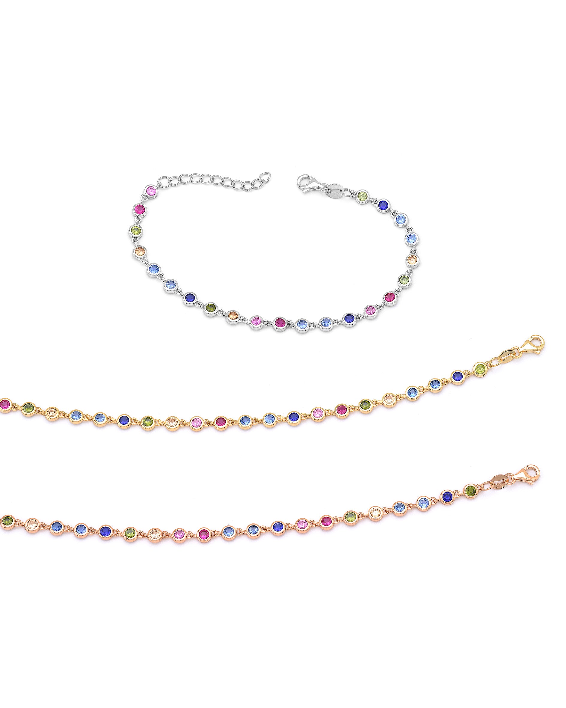 Modern Silver Bracelet | Castello Jewels