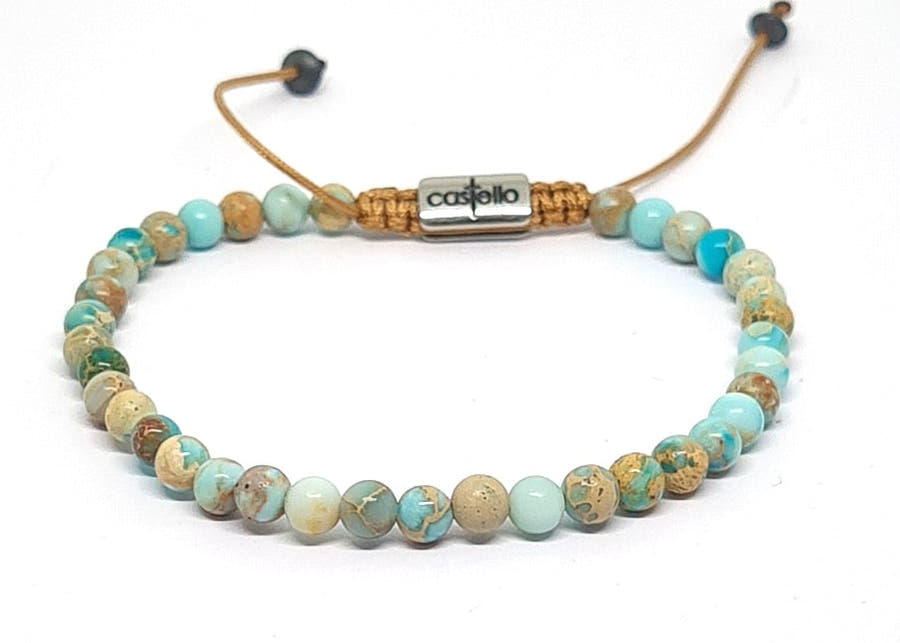 Jasper Turquoise Bracelet · 4mm