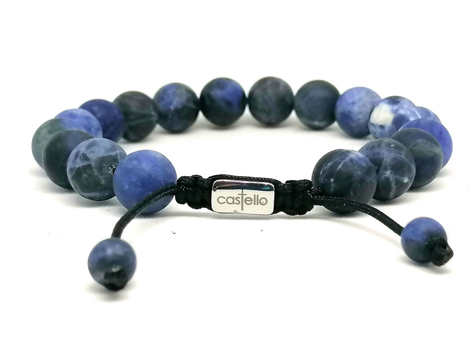 Bracelet Sodalite 10mm stone. — view 3 | Castello Jewels