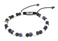 Hand Made Bracelet, Sodalite, Tigers Eye Mat, Howlite stone 4mm | Castello Jewels