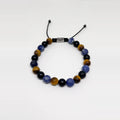 Sodalite, Tiger's Eye & Onyx Men's Bracelet, 8mm | Castello Jewels