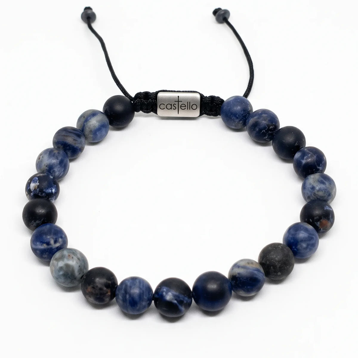 Sodalite Beaded Bracelet · 8mm