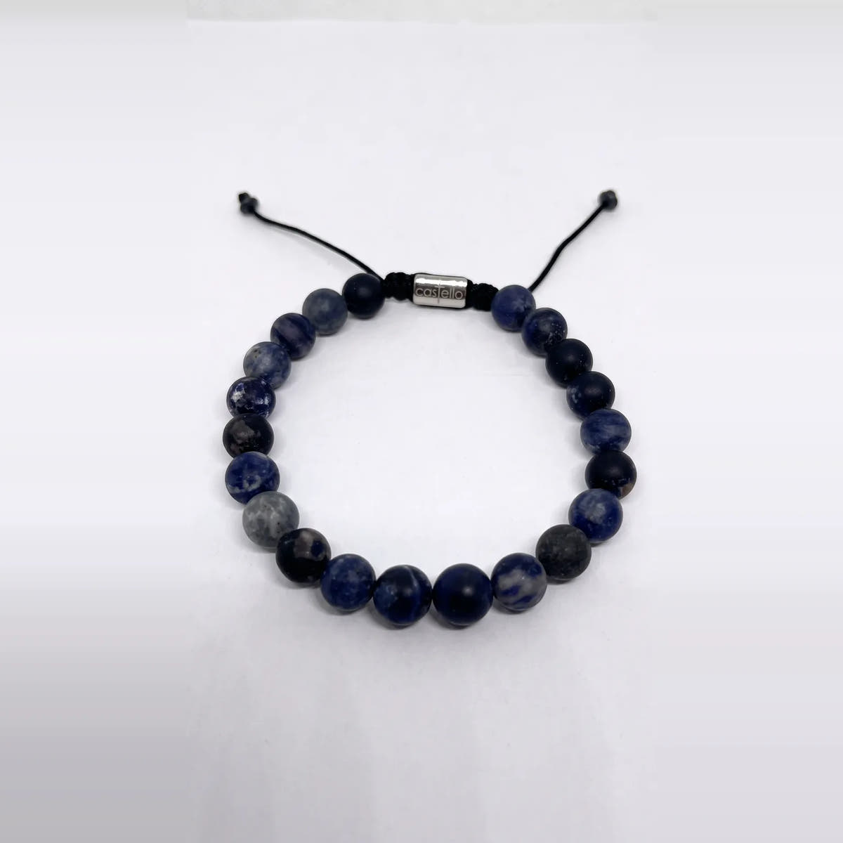 Sodalite Beaded Bracelet · 8mm