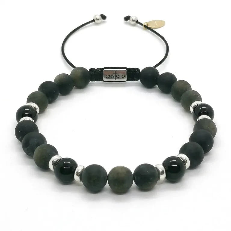 Classic Matte Onyx & Obsidian, Timeless Everyday Wear, 8mm | Castello Jewels