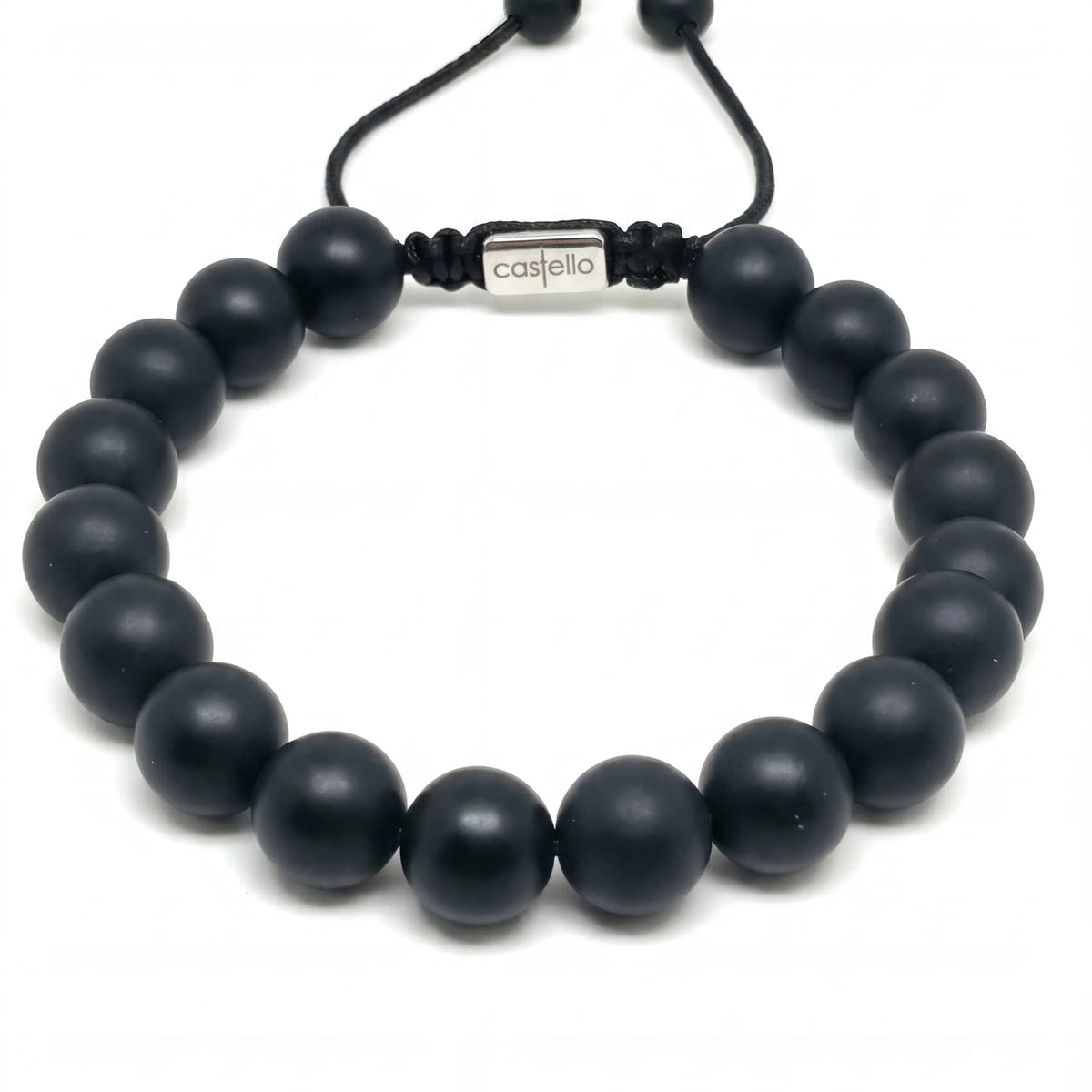 Matte Onyx Unisex Bracelet · 10mm