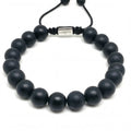 Matte Onyx Unisex Bracelet · 10mm