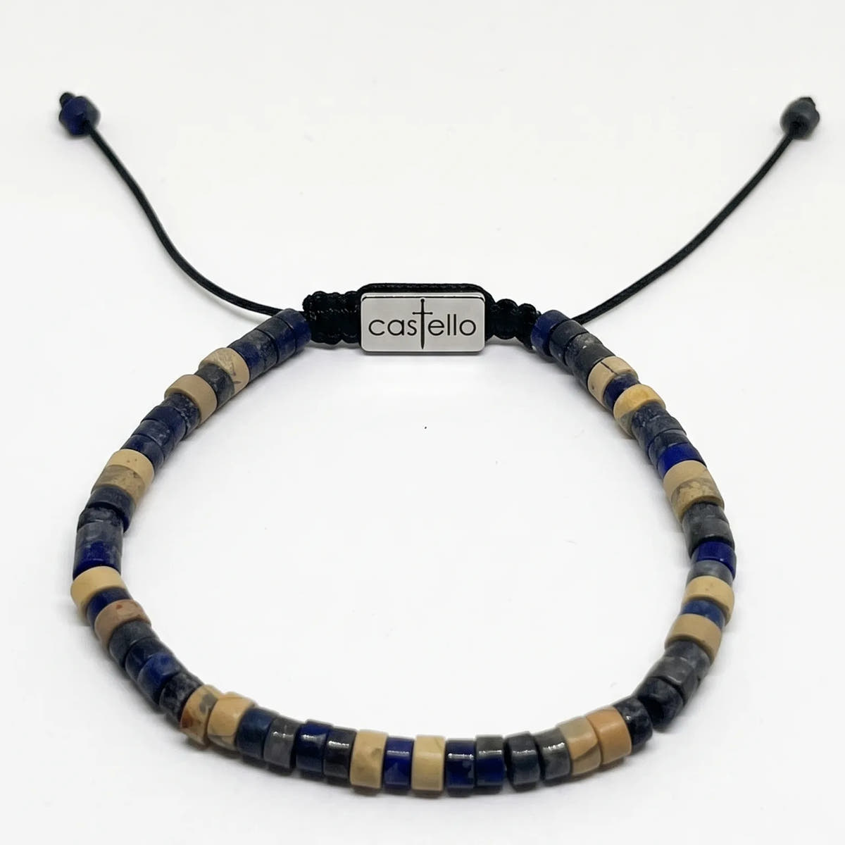 Sodalite Tube Bracelet · 4mm