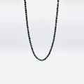 African Turquoise Necklace, Sterling Silver, 6mm | Castello Jewels