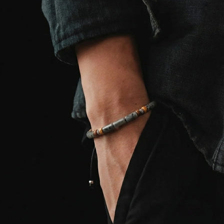 Silver Bracelet 925, Pyrate stone 4mm — view 2 | Castello Jewels