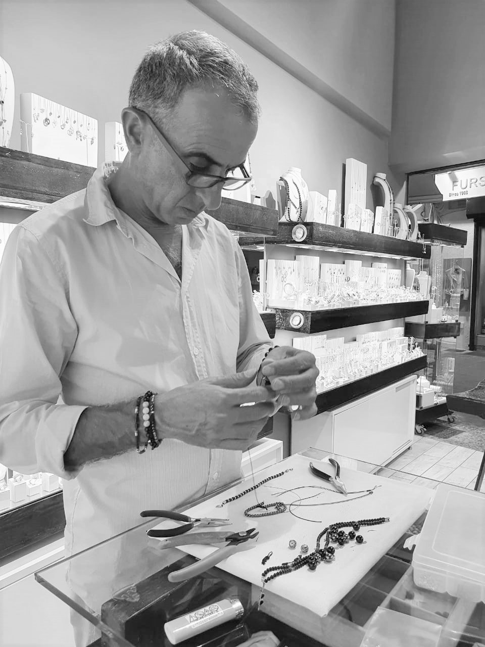 So with my main concern, aesthetics and quality, I design and create collections of handmade jewelry that appeal to and suit women and men of all ages.