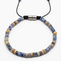 Jasper & Sodalite Tube Bracelet · 4mm