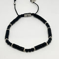 Onyx & Lava Stone Silver 925 Ancient Bracelet
