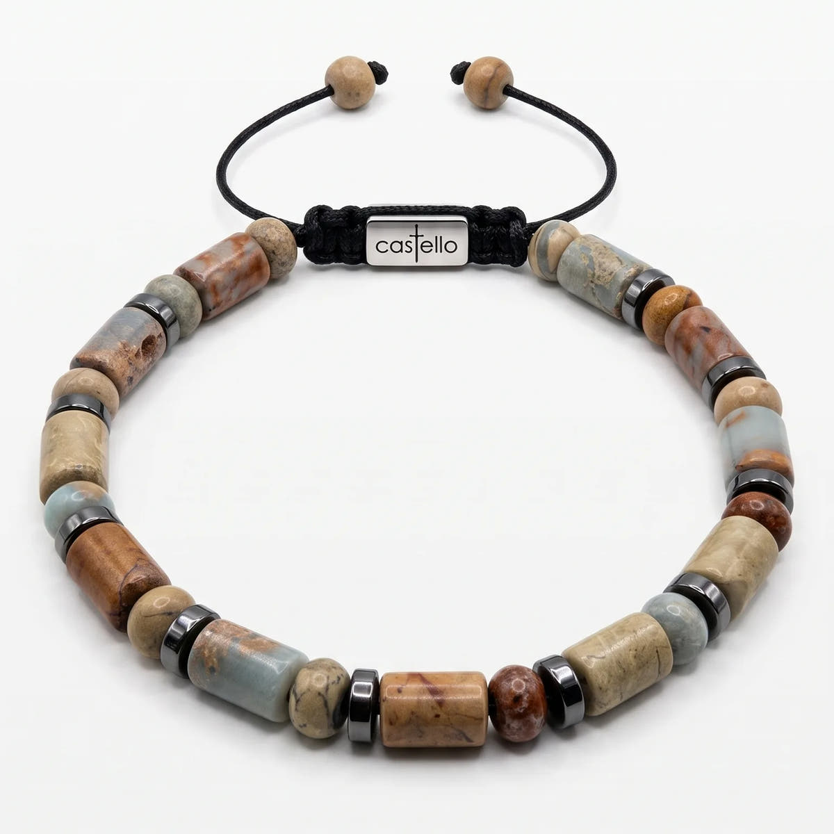 Picture Jasper & Amazonite Ancient Bracelet