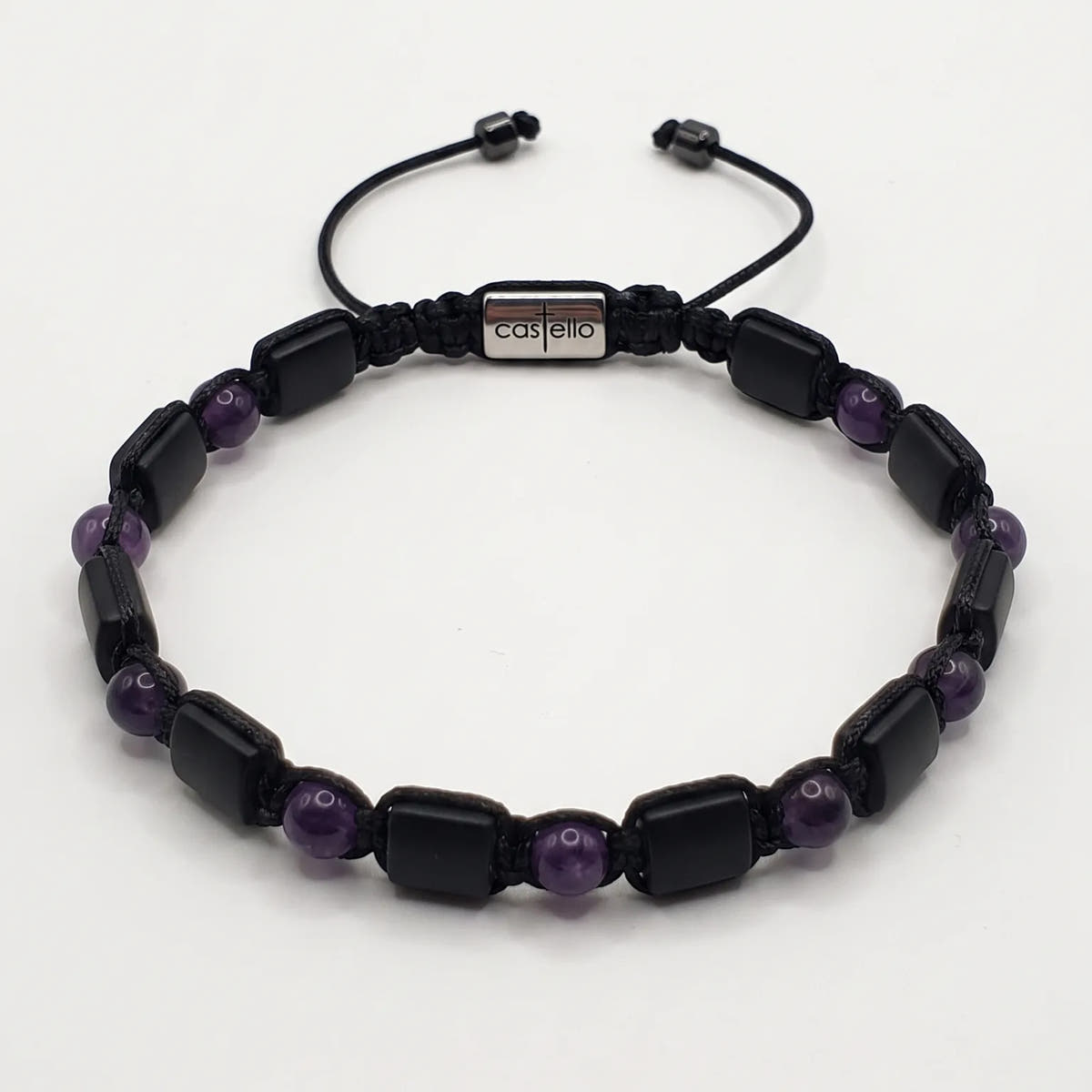 Onyx & Amethyst Ancient Bracelet