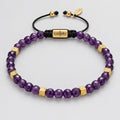 Amethyst Minimal Gold-Plated Bracelet