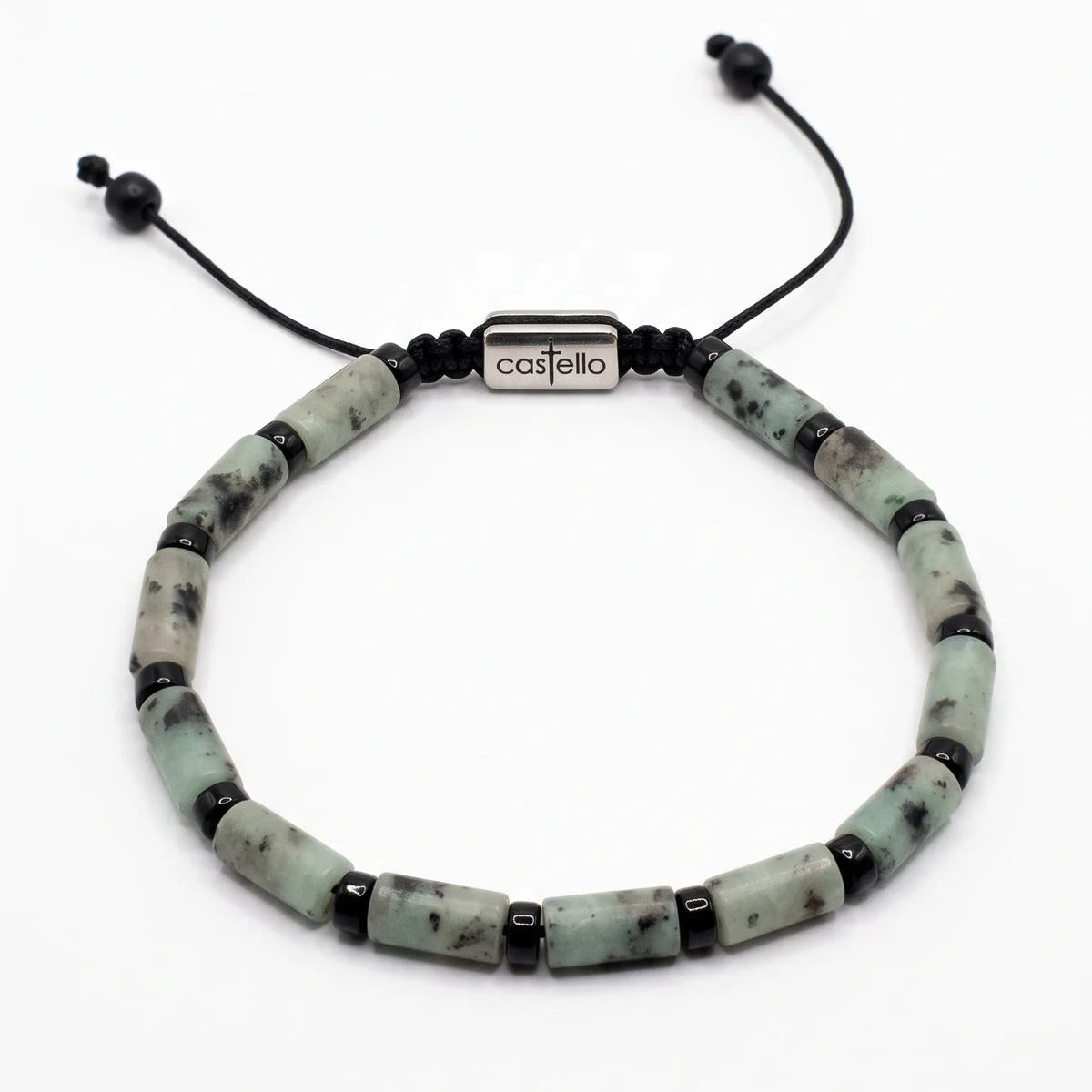 Onyx Tube Bracelet · 4mm